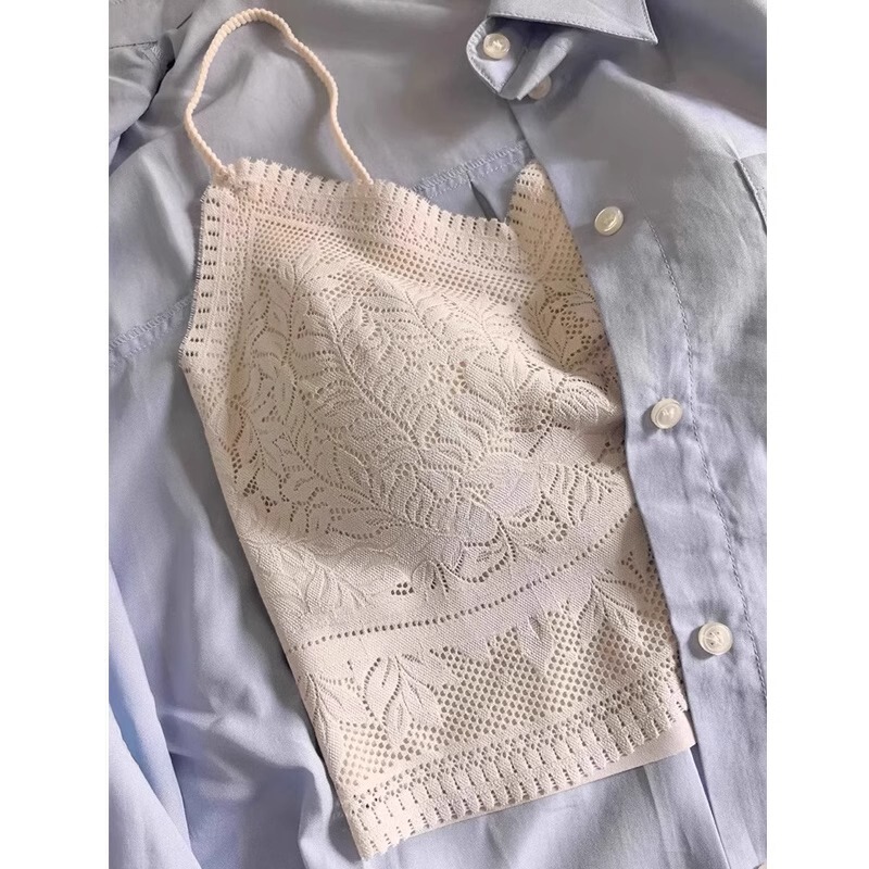 Lace Backless Camisole Bra Integrated Small Camisole for Women 2026 New Style to Wear with Shirts, with Chest Pads, Bandeau Bra Lace Backless Camisole Bra Integrated Small Camisole for Women 2026 New Style to Wear with Shirts, with Chest Pads, Bandeau Bra