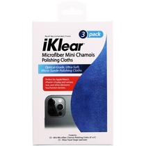 iKlear IK-3MINI travel size ultra-fine deerskin cloth mobile phone watch camera glasses lens cleaning cloth