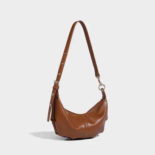 Кожаная демисезонная небольшая дизайнерская вместительная и большая сумка на одно плечо, из натуральной кожи