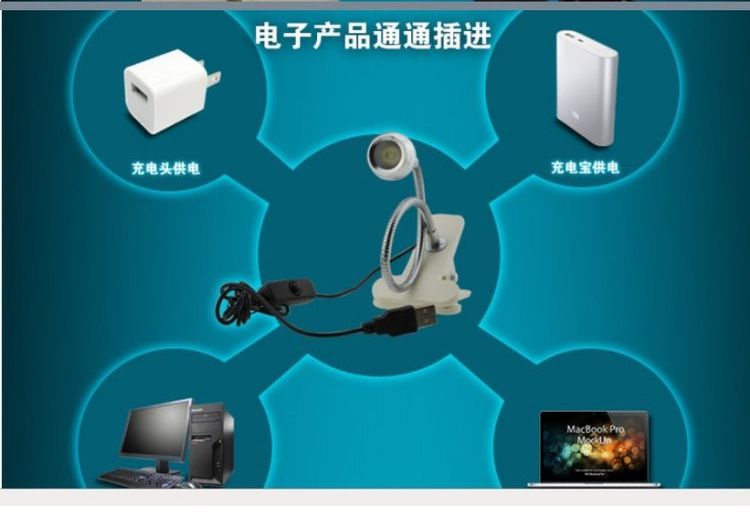 Bay Tim USB dẫn ánh sáng đèn nhỏ máy tính xách tay đèn bàn phím máy tính ánh sáng ban đêm ánh sáng USB với switch Clip - USB Aaccessories quạt sạc mini