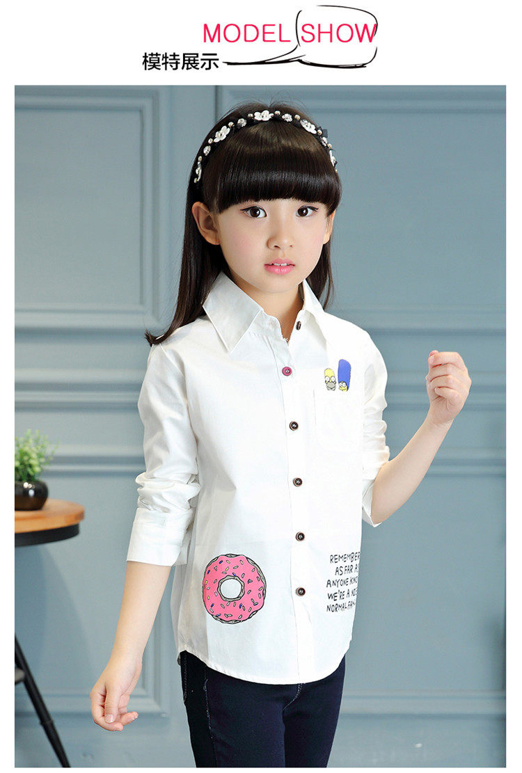 Chemise fille à manche longue - Ref 2085756 Image 16