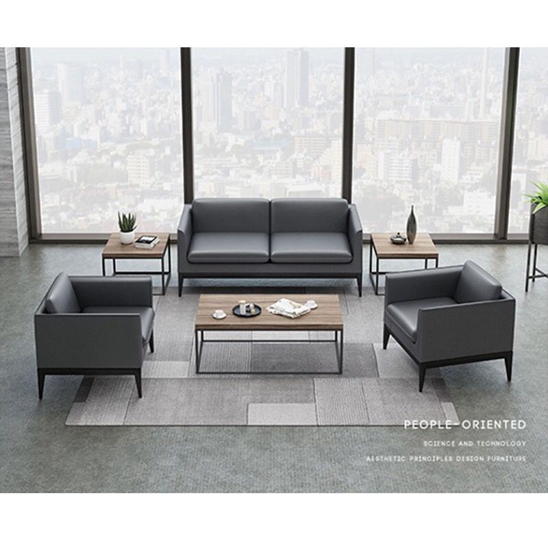 Letuo Office Furniture Office Sofa Sofa Tea Couple Co., Ltd. Simple Modern Reception Sofa Business Sofa