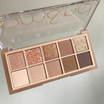 2021 New Korea romand ten-color 10-color eye shadow disc pearlescent full matte sequins earth color 0204