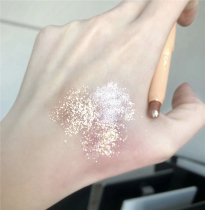 South Korea black rouge silkworm pen female lying silkworm high-gloss pearlescent brightening liquid eye makeup Net red brightening artifact