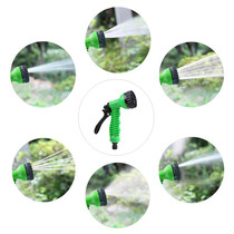 Hot sale Apple green 7 function car wash water gun garden multi-function water gun water pipe set car wash watering irrigation