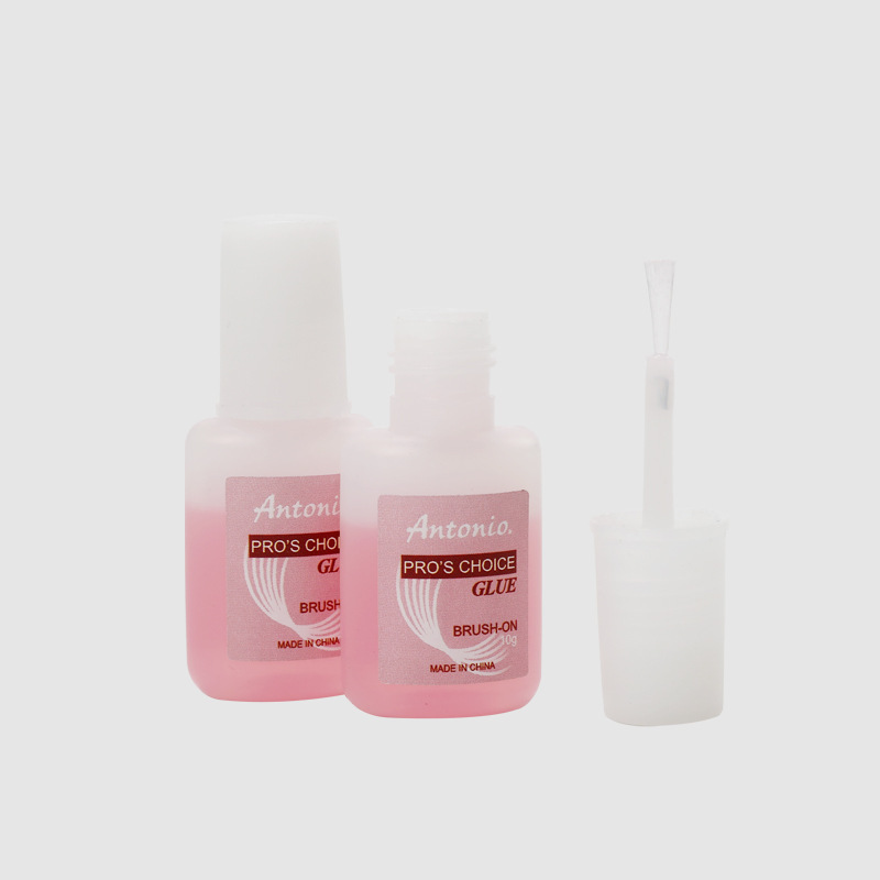 Nail Glue with Brush Head, Long-Lasting, Quick-Drying, Firmly Adheres to Decorations, Fake Nails, Special Glue for Nail Salons