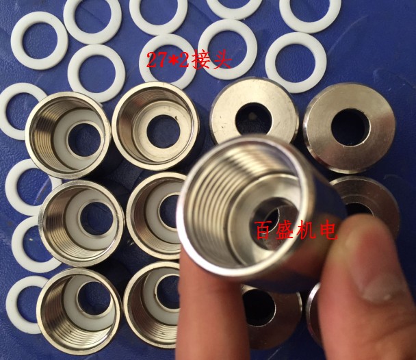 304 inner wire M27*2 bimetal thermometer instrument fixed base thermal resistance thermocouple stainless steel joint