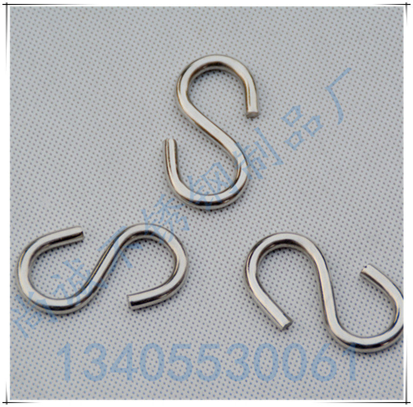 Shangcheng simple and hot selling 201 stainless steel home hook S-shaped hook kitchen bathroom metal M2