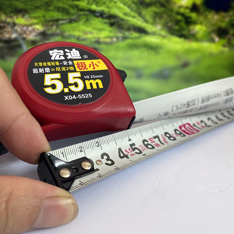 Hongdi steel size 5 meter 7 5 meter X04 carpentry drawing high precision wear resistant straight angle measurement ruler