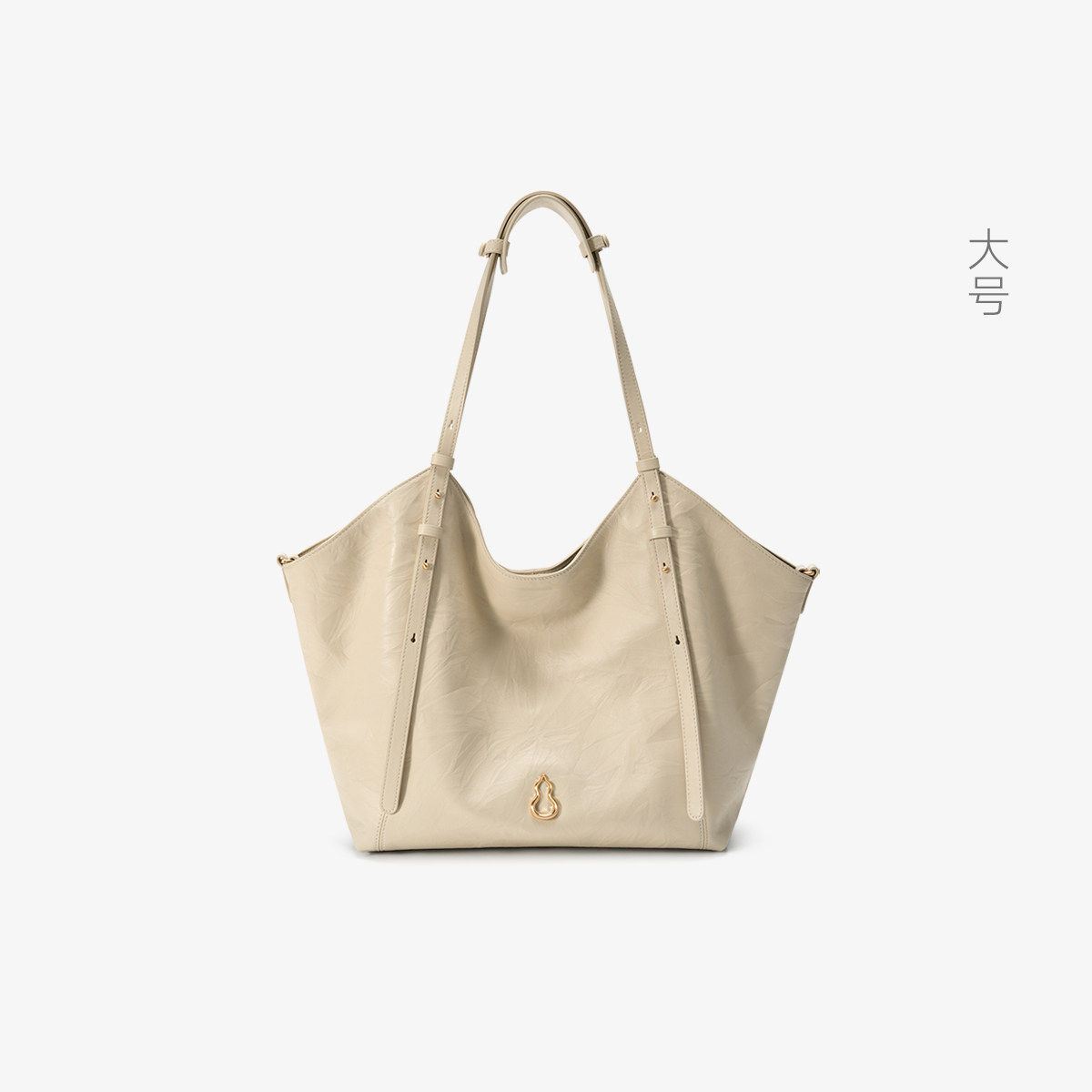 CMNG KAIND He Xu Tote Bag Cowhide Leather Handbag Shoulder Bag for Women 2026 New Large Capacity Commuter Laptop Bag - Thumbnail 5