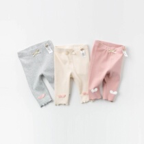 Baby pants spring thin baby spring and autumn wear 12 months girls foreign style outside wear 2020 new base