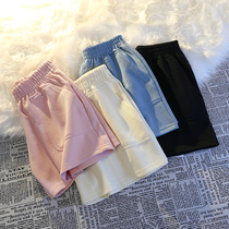 Pure Cotton Summer Casual Sports Shorts Women Summer Loose home Sleeping Pants Running Comfort High Waist Hot Pants Fashion Outwear