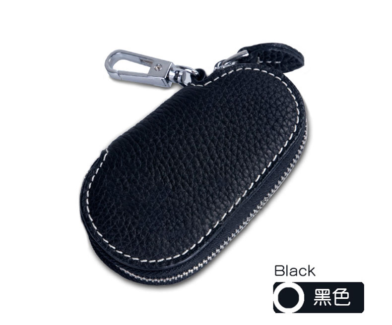 Affman dây kéo của phụ nữ mắt cá chân nhỏ mềm da eo túi chìa khóa giản dị kẹo màu lady xe key set ví móc khóa