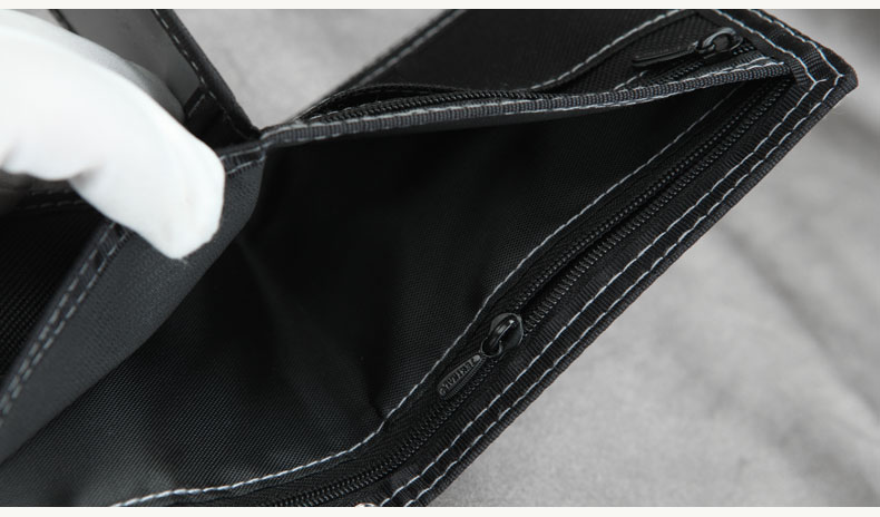Jamie Road Denim của Nam Giới Ví Ngắn Sinh Viên Ba Dây Kéo Thay Đổi Vị Trí Lái Xe Giấy Phép Ví Có Thể Treo Key bóp lv