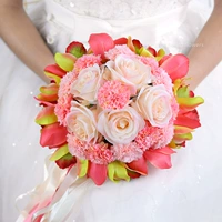 Высокий шелк шелковой персик розовый