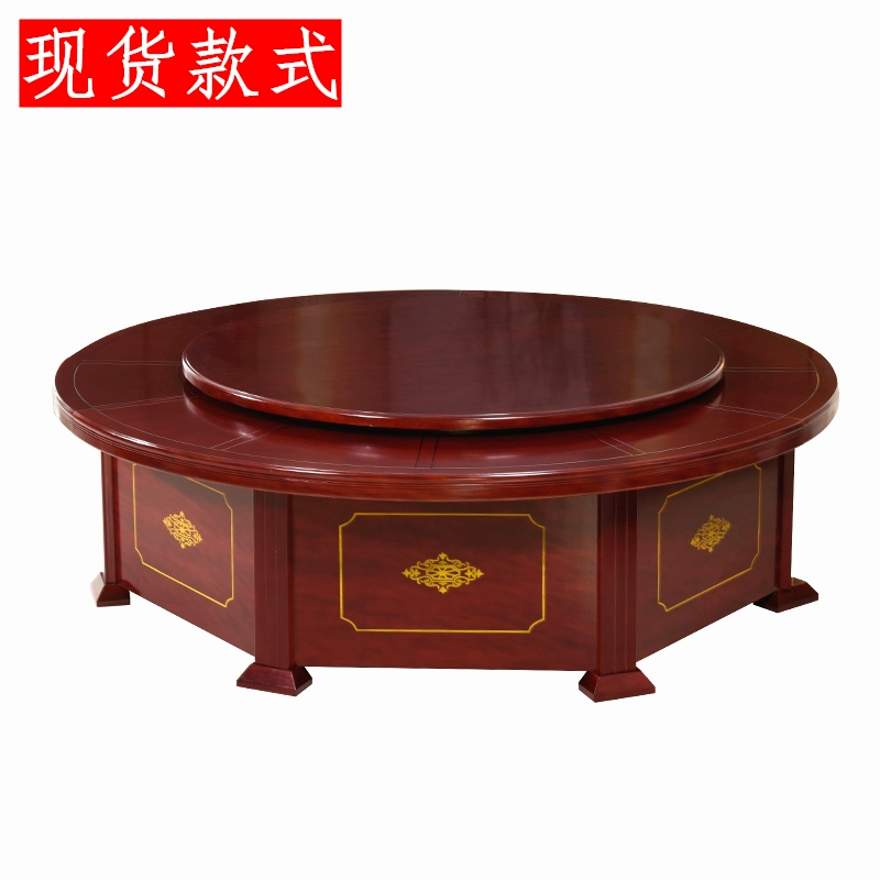 Ghế làm bàn xoay bằng gỗ ăn tối đám cưới bàn ăn gia đình bàn ghế ăn đồ nội thất bàn tròn di động - Nội thất khách sạn mẫu tủ áo đẹp