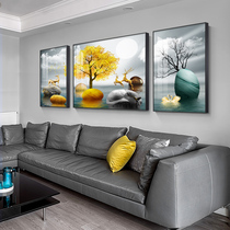 Living room decoration painting sofa behind the hanging painting atmosphere light luxury living room painting sofa background wall painting living room hanging painting
