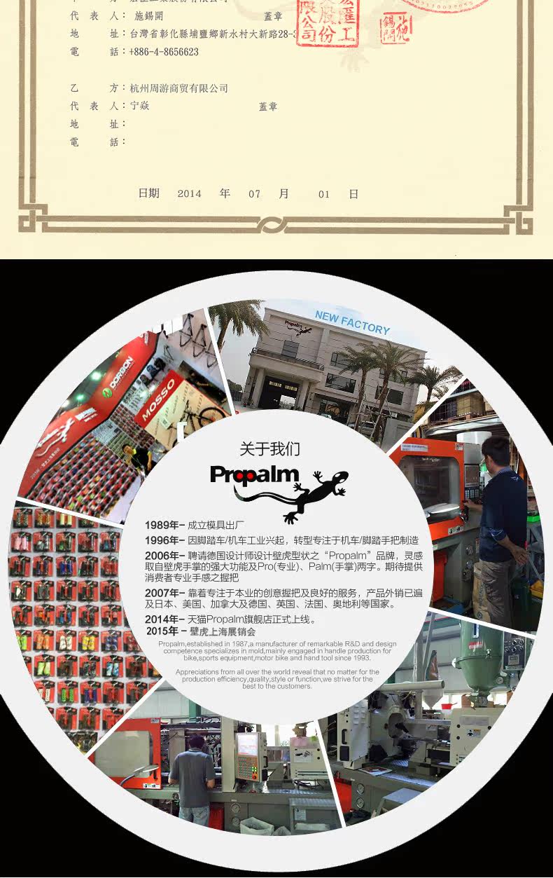 Poignées de vélo PROPALM - Ref 2352918 Image 14