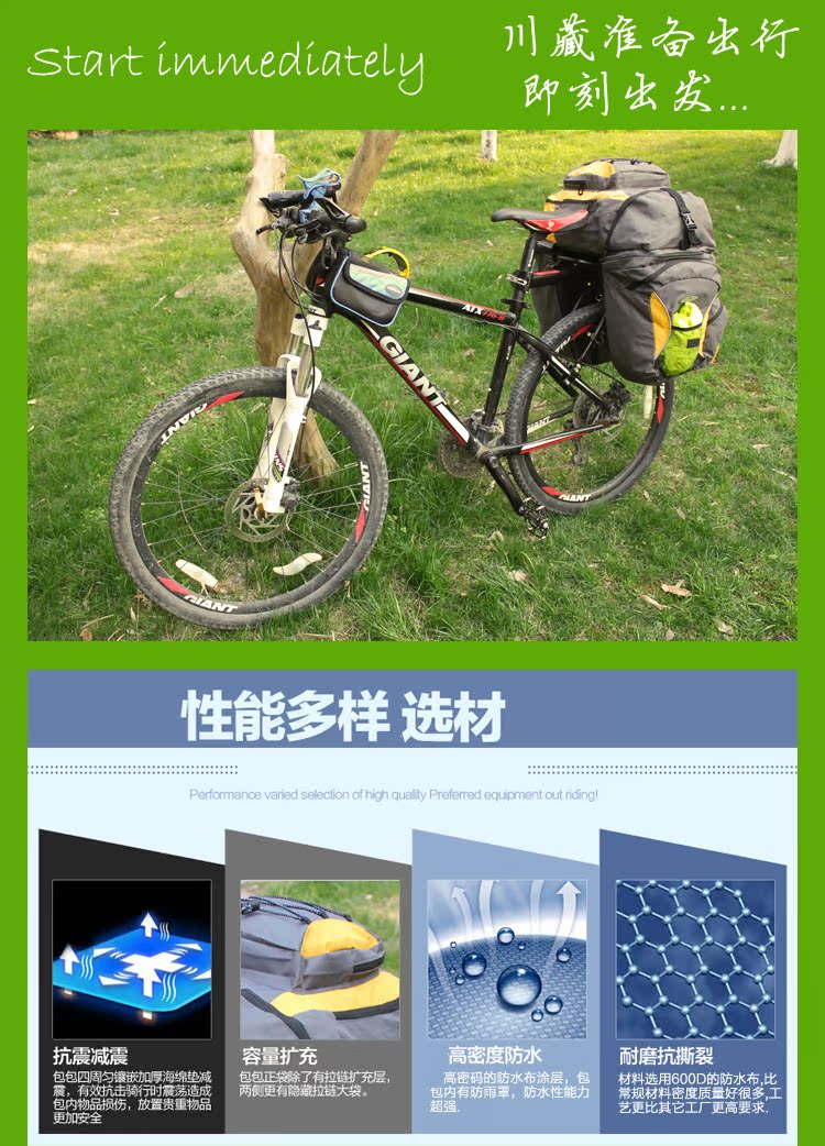 Sacoche pour vélo YANHO - Ref 2212713 Image 4