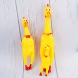 Игрушка, большая кричащая курица, издает звуки, антистресс