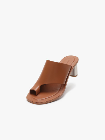 Edition High-Heeled Shoes for Women Summer New Fashion Lightweight Open-Toe Goatskin Genuine Leather Sandals Ebd2Shs005