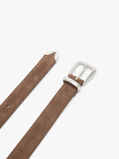 Edition Belt for Women 2026 Spring New Vintage Cowhide Nubuck Leather Belt Versatile Ebf1Blt002