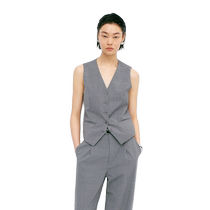 Edition suit waistcoat 2024 Summer new bifacial wearing striped female gentleman Western suit EBD2WAIT05