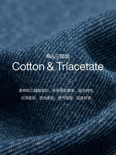 Edition Denim Shirt Women's Spring New Style Triacetate Soft Cotton Workwear Style Shirt Ebd1Sht015