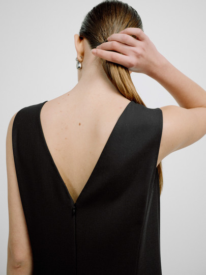 [Elite Wardrobe Series] Edition Autumn New Lace Patchwork Flared Dress Ebd3Drs026