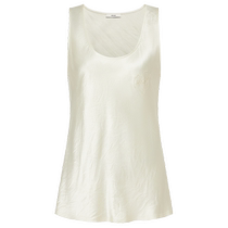 edition vest womens 2024 summer new style light luxury acetate satin slightly wrinkled cool top EBD2VET002