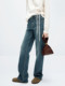 Edition Women's Jeans American Retro Style Slightly Flared Slimming Horse Hoof Pants Ebd1Jenk02