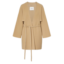 edition woolen coat womens 2024 spring new Chinese style open-sleeved wool double-sided woolen coat EBD1OVC003