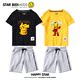 Chàng trai mùa hè phù hợp với mô hình 2020 mùa hè trẻ em đẹp trai bông váy vừa trẻ Iron Man T-shirt.