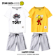 Chàng trai mùa hè phù hợp với mô hình 2020 mùa hè trẻ em đẹp trai bông váy vừa trẻ Iron Man T-shirt.