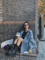 Lecea Alice 100 Lap Jeans 2022 Spring new Korean version Design Feel Temperament Fashion Short blouses