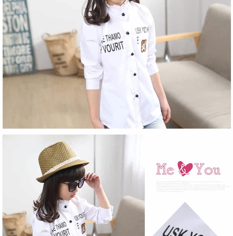 Chemise fille HUNHUNBEAR à manche longue - Ref 2084858 Image 39