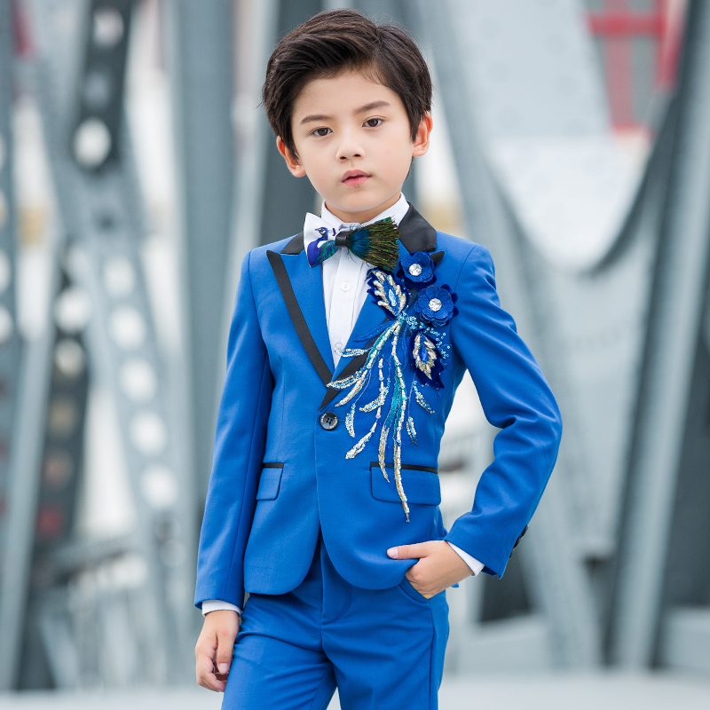 Piano phù hợp với mô hình childrens phù hợp với sàn catwalk chương trình phù hợp với mùa thu / mùa đông phù hợp với chủ nhỏ cậu bé gió tiếng Anh váy.