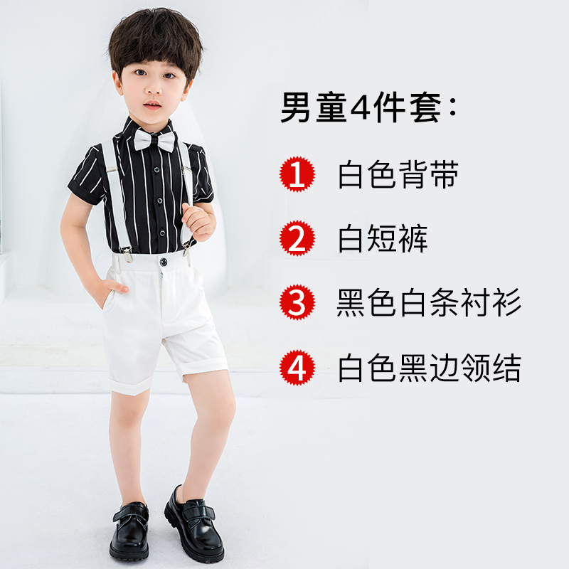 Childrens nhỏ phù hợp với năm 2020 mùa xuân và mùa thu hoa mới trẻ em ăn mặc nam thực hiện đám cưới đàn piano phù hợp với Anh ba mảnh bộ.