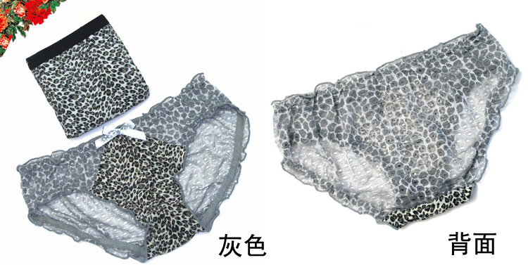 2 tải cám dỗ đôi báo đồ lót quần lót phụ nữ quần lót thoáng khí nam boxer modal cotton thấp eo gợi cảm quan lot nu