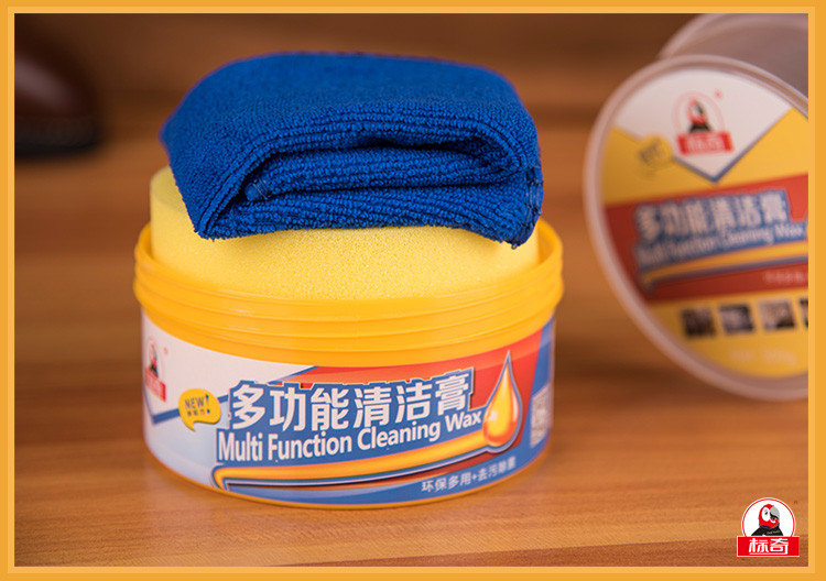 nước lau giày trắng Biaoqi đa chức năng làm sạch dán chăm sóc nhà đại lý da da sạch hơn sofa da kính khử nhiễm màu vàng - Nội thất / Chăm sóc da 	xi đánh giày dạng kem