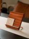 Solid Wood Desktop Display Stand, Multi-Purpose Reading Book Stand, Wooden Portable Home Music Score Stand