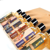 Easy Glass Small Wine Version 50ml Whisky Japanese Ancient Painting Mini Wine Wine Office Collection Wine Companion Boyfriend Presents