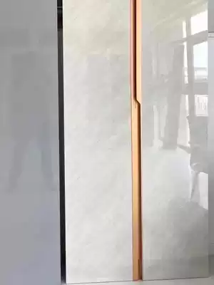 PET highlight door panel light luxury whole cabinet door custom wardrobe door custom kitchen skin feel Ou song solid wood cabinet door