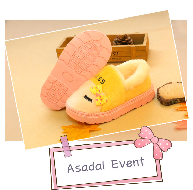 Pantoufles enfants en suède pour hiver - semelle EVA - Ref 1004807 Image 18