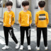 Bé trai trang phục mùa thu thiết lập năm 2020 mùa xuân mới và mùa thu lớn thể thao trẻ em trai Hàn Quốc phiên bản của mùa thu hai mảnh bộ. 