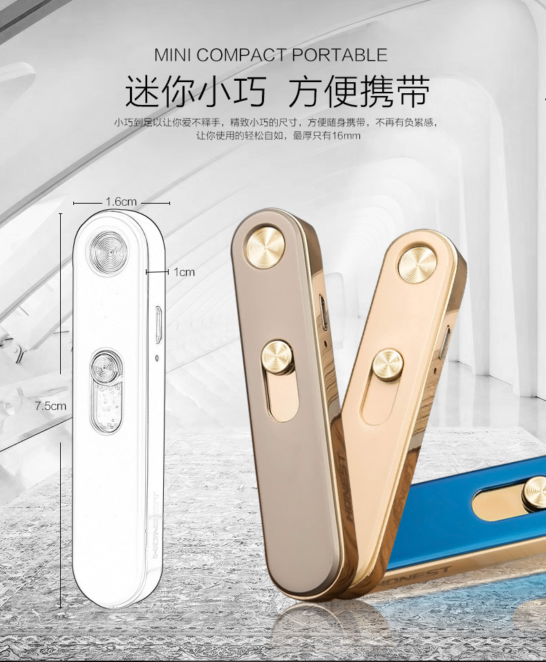 Baicheng usb sạc nhẹ hơn máy chữa cháy câm lửa cá tính sáng tạo tùy chỉnh nam nữ điện tử thuốc lá nhẹ hơn chữ bật lửa zippo