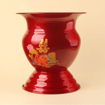 Wedding supplies thickened enamel high feet with lid spittoon adult children toilet toilet child sun bucket