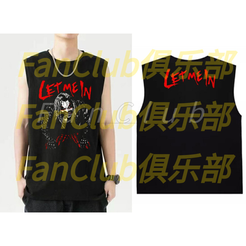 Wwe New Evil God Bray Wyatt Wrestling Vest Pure Cotton Sleeveless T-Shirt Vest for Men and Women Trendy