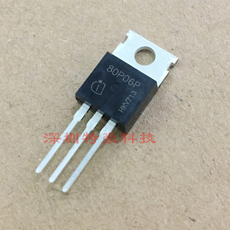 Tehau SPP80P06P P channel MOS field effect electric crystal 60V 80A straight inserts TO-220 80P06P