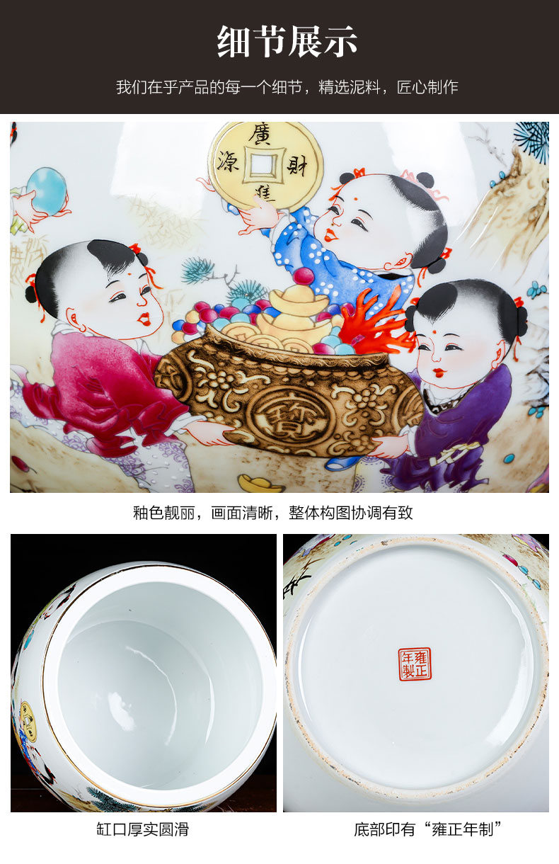 Jingdezhen ceramics powder enamel maxim cornucopia creative home furnishing articles sitting room porch decoration ornament